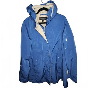Forecaster Blue Women's Hooded Jacket Size Large
